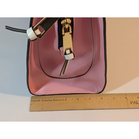 Marc Jacobs Little Big Shot Leather Satchel Black, Green & Pink - Picture 15 of 16